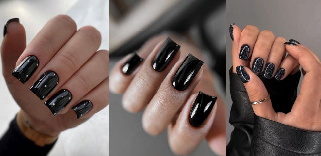 Black Nail Designs