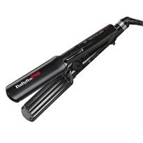 Corrugated curling irons